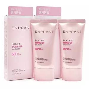 엔프라니 실키핏 선블록 70ml+70ml 핑크톤업선크림