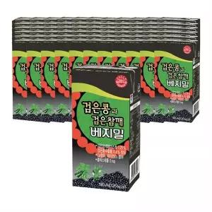 정식품 베지밀 검은콩과 검은참깨 190ml 72개