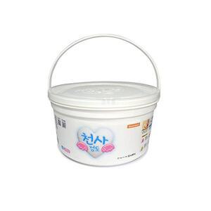 도너랜드 천사점토 350g ( 가변운 촉촉한 뽀송한 국내산 점토 지점토 만들기 DIY