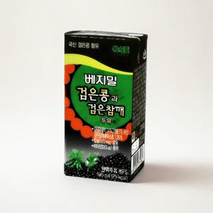 베지밀 두유 베지밀 검은콩과 검은참깨 두유 190ml 72팩