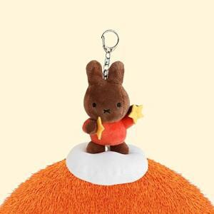 [셀러허브 생활리빙]미피 드림 키링 가방고리 열쇠고리  인형 13cm 스탠딩 브라운
