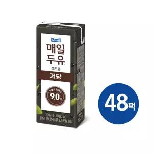 매일두유 검은콩 저당 190ml, 48팩