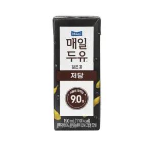 매일두유 검은콩 저당 190ml 48개