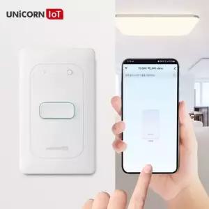 유니콘IoT 1구 스마트 벽스위치 무선원격제어 TS-SW1