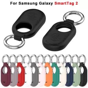 호환   SmartTag 2 로케이터 케이스 키 체인 스마트 태그 2 소프트 실리콘 케이스에 대한 분실 방지 커버