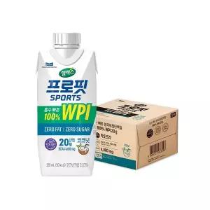 셀렉스 프로핏 스포츠 웨이프로틴 드링크 코코넛 330ml x 12개입