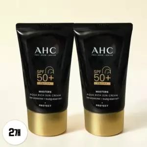 AHC 마스터즈 아쿠아리치 선크림 50ml 2개