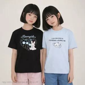 [롯데백화점]로엠걸즈 데일리 반팔티셔츠 RGRA2631C