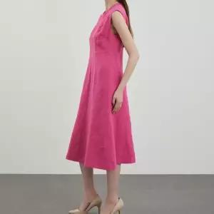 올리비아로렌 DP01 린넨 혼용 민소매 원피스  VOCOA4M5141