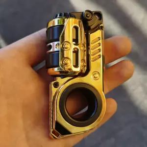 EDC 피젯 슬라이더 토이 튜닝 포크 마그네틱 푸시 메카니컬 라쳇 크리스프 사운드 사이버 코어 다기능