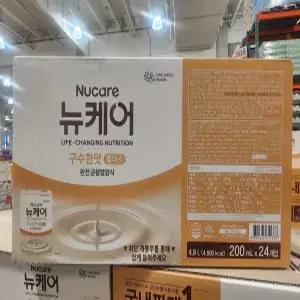 뉴케어 구수한맛 플러스 아침식사대용 아침간편식 200ml 24개 환자영양식 코스트코뉴케어