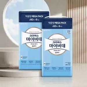 크리넥스 마이비데 캡형60매x 6 x 2팩