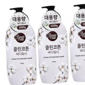 샤워메이트 바디워시 1.2kg용기 3묶음