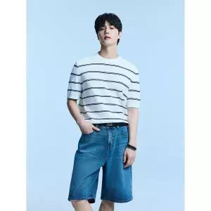 [폴햄]남성 쿨링 컴포트 데님 버뮤다 쇼츠 PHG2DH1052_P425726106