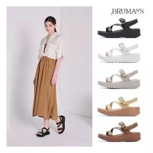 브루마스 소가죽 아치 커브드샌들 189046