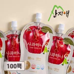 리뉴얼 산지애 사과원액주스 100팩134483