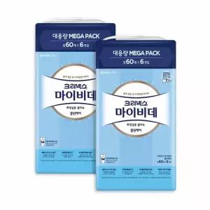 크리넥스 마이비데 캡형 60매 x 6 x 2팩
