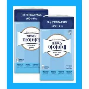 크리넥스 마이비데 캡형60매x 6 x 2팩