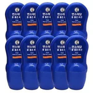 맨소래담로션 롤온 쿨 50ml 바르는 파스 10개 겔타입 통증 바르는 파스 의약외품 무향 휴대용