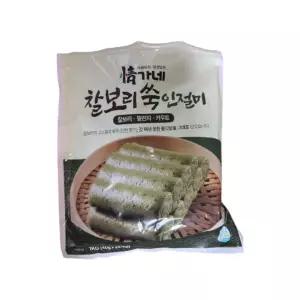 정가네 찰보리 쑥 인절미 카무트 콩고물 떡 25개입 2팩 + 콩고물 1팩