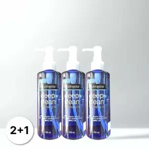 뉴트로지나 딥클린 클렌징오일 메이크업 리무버 200ml 3개