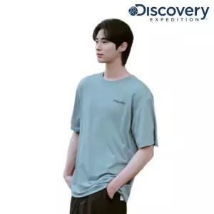 [롯데백화점]디스커버리익스페디션 프레시벤트 워싱 박스 로고 반팔티셔츠 (DXRS8R053)