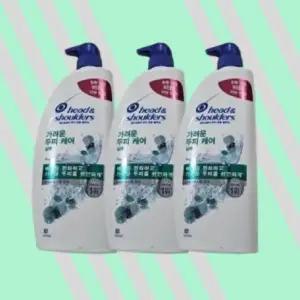 [피앤지] 헤드앤숄더 가려운 두피케어 샴푸 850ml 3개 두피 약산성 비듬 정수리냄새 초등학생 청소년