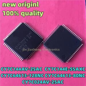 (5개) 100% 새 제품 CY7C144AV-25AC CY7C64613-128NC QFP 칩셋