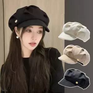 여성 3컬러 시크 절개 스타일리쉬 베레모 헌팅캡