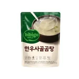 [하프클럽/]CJ 비비고 한우 사골곰탕 500g x 18개