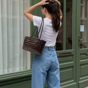 미니 플랫 고라 롱핸들 8809 Dark Brown 드래곤백