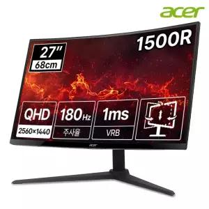 (한성) 에이서 니트로 XZ270U S3 QHD 180Hz 68cm 1500R 27 커브드 게이밍 모니터 (무결점)