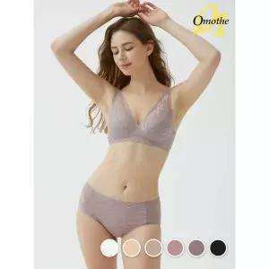 오모떼오모떼 빅사이즈 ABCDE컵 베이직 풀커버 노와이어 브라팬티OMFGBR102S 2종/택일