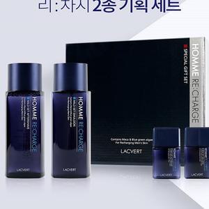 옴므 라끄베르 남자화장품 리차지 기획세트 2종