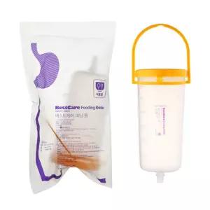 베스트케어 피딩보틀 600ml 1P 환자 멸균 피딩통 용기
