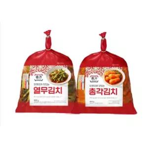 종가 열무김치 900g 1개 + 총각김치 850g 1개