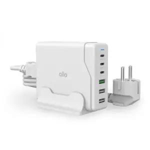 고급형 100W GaN 접지형 6포트 PD PPS 갤럭시 아이폰 노트북 가정용 C타입 초고속 멀티충전기 UC6100GPD