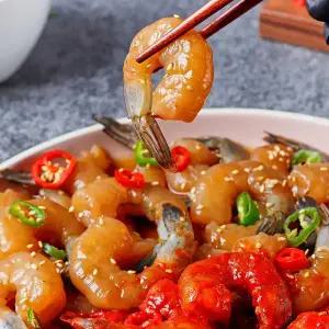 백년본가 왕새우 선별 간장 깐 새우장 500g