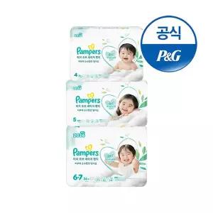 팸퍼스 2026 신제품 터치오브네이처 팬티형 기저귀 4∼6단계(총 1박스)