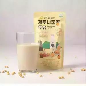 무가당 무첨가 국민바이오 제주나물콩두유 180ml 40팩