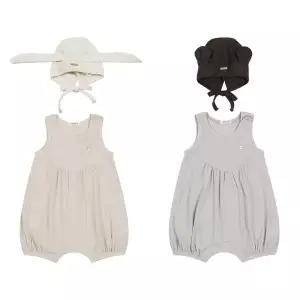 [아가방]OD)소프트민소매바디슈트(모자) 01T3275085_CJ