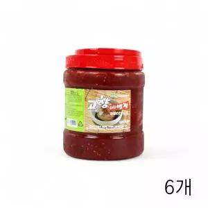 WL 고향 냉면 비빔장 2kg X 6개 물냉면 비빔냉면장 다대기 다데기 매운양념장 비빔냉면소스 WFLQ