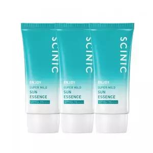 테온셀 SCINIC 싸이닉 엔조이 슈퍼 마일드 선 에센스 50ml 3개 SPF50+ PA++++
