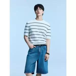 [폴햄](천안아산점)남성) 쿨링 컴포트 데님 버뮤다 쇼츠 PHG2DH1052