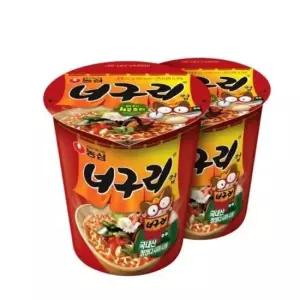 컵라면 농심 너구리 소컵 6개입 1박스 62g