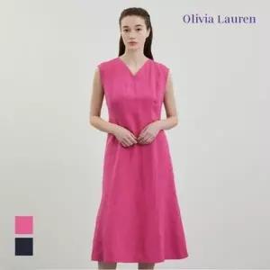 올리비아로렌 MG01 브이넥 머메이드 원피스_ 신선도원몰 VOCOA4M5141 (...