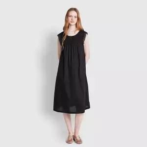 JAJU 여 아일렛 민소매 파자마 원피스 J2062030820991311912