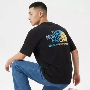 노스페이스 남자 오버핏 티셔츠 반팔티 드림 NT7US66 블랙
