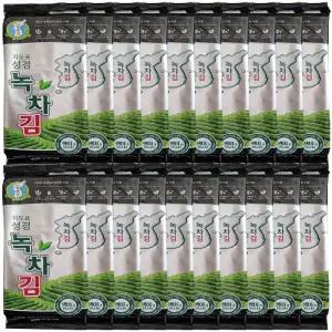 지도표 성경김 녹차조각김 50g x20개