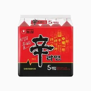 농심 신라면(멀티팩120g 5개입)8봉지 총40봉 1박스